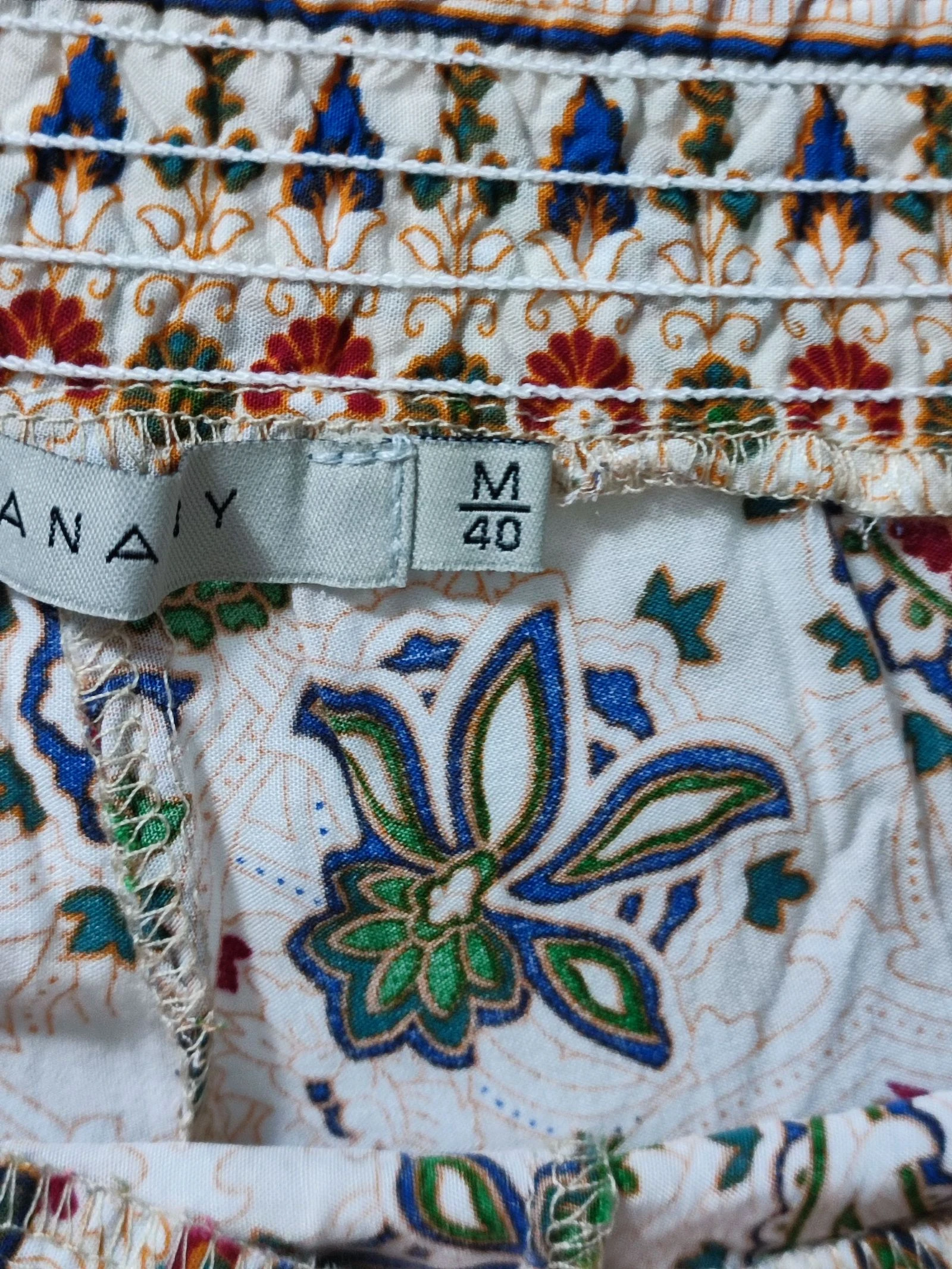 Pantalón ancho estampado paisley M / 40 – photo 4